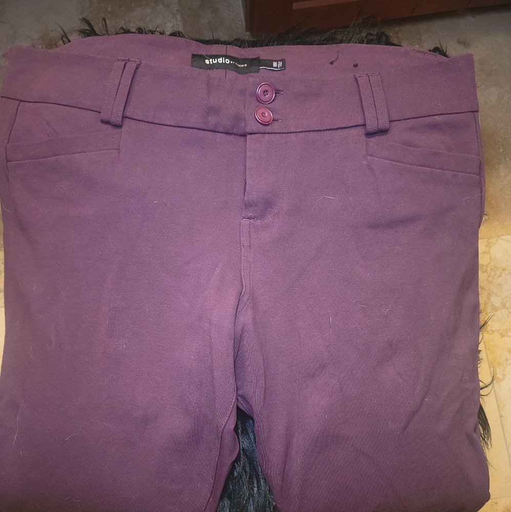 Studio Ponte Ankle Stretch Dress Pants